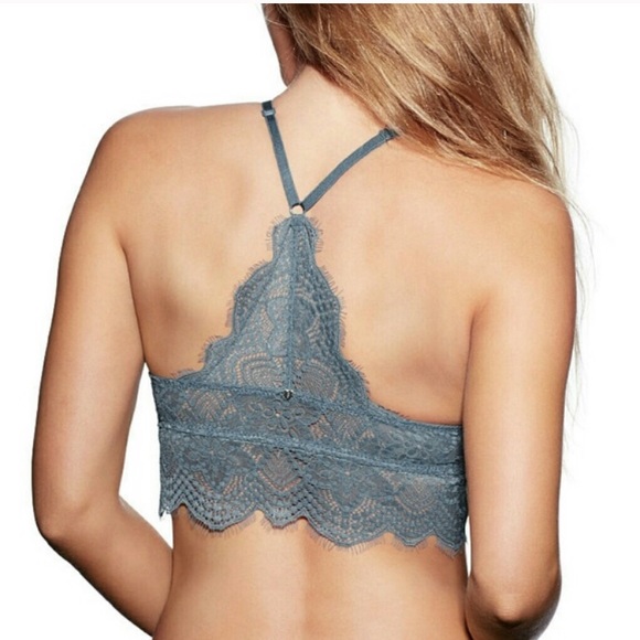 🦋 VS PINK eyelash lace high-neck bra 🦋 - Picture 2 of 4